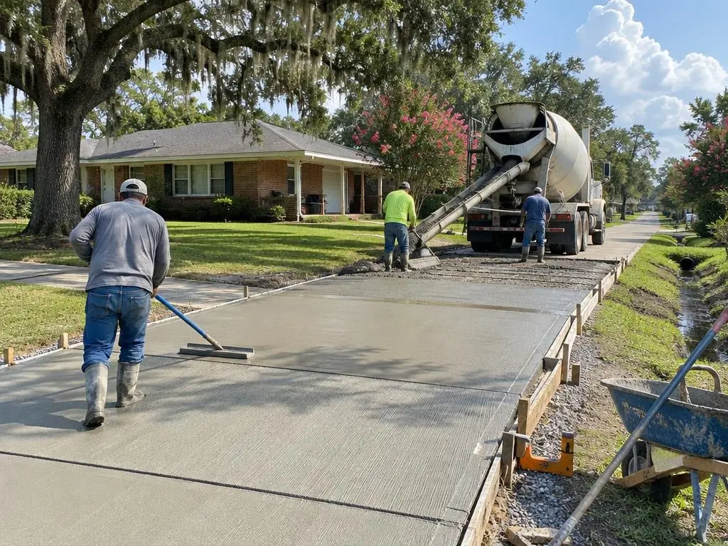 Concrete Driveways in Baton Rouge, LA